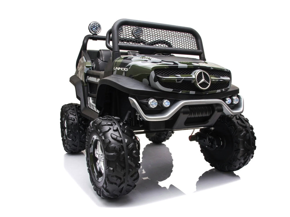 Mercedes-Benz Unimog, 12V Children's Battery Vehicle, Buggy With Many Options