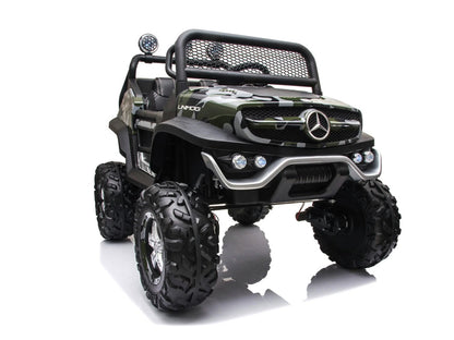 Mercedes-Benz Unimog, 12V Children's Battery Vehicle, Buggy With Many Options