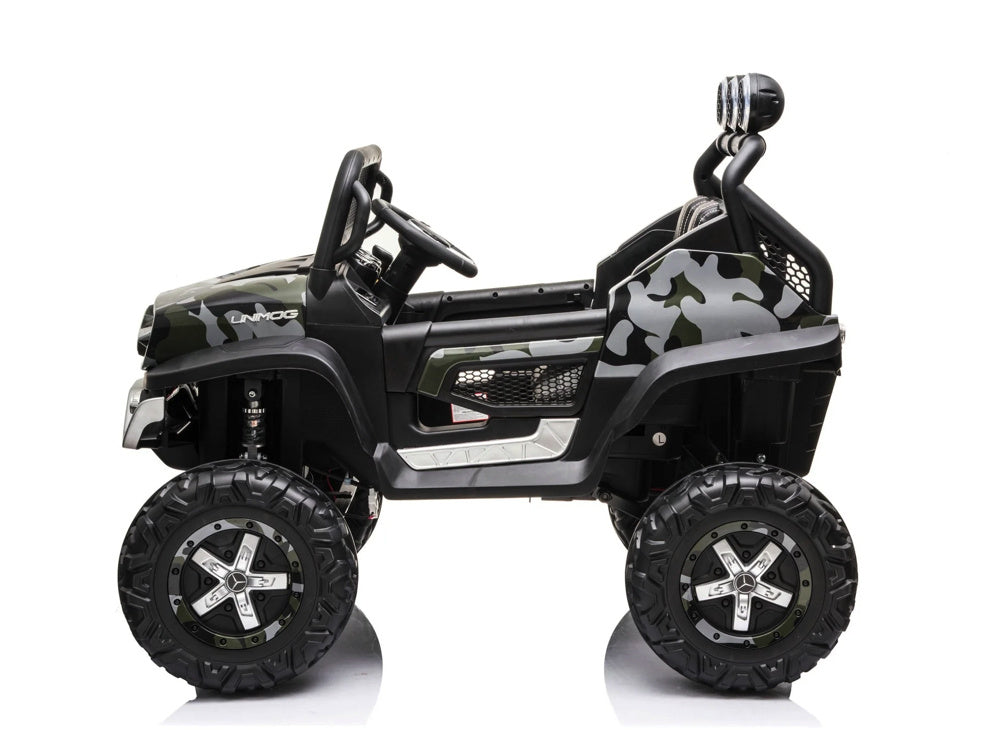 Mercedes-Benz Unimog, 12V Children's Battery Vehicle, Buggy With Many Options