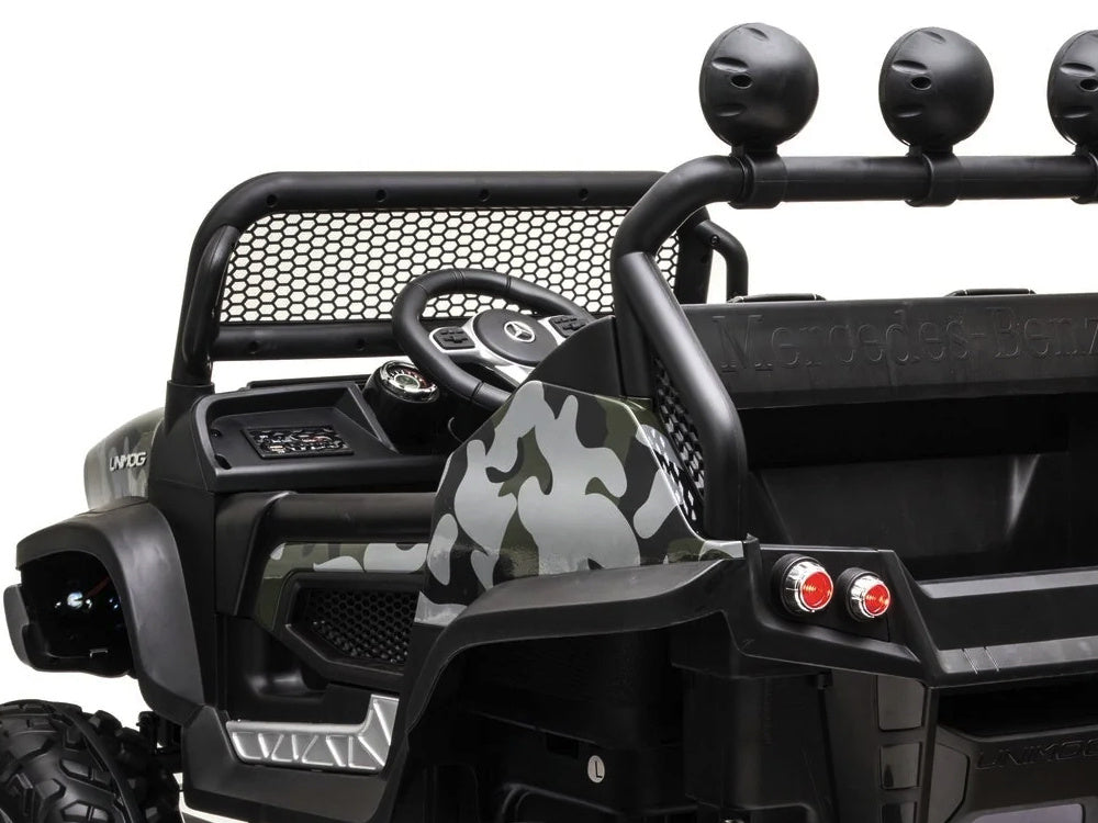 Mercedes-Benz Unimog, 12V Children's Battery Vehicle, Buggy With Many Options